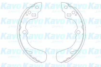 Комлект тормозных накладок (KAVO PARTS: KBS-8905)