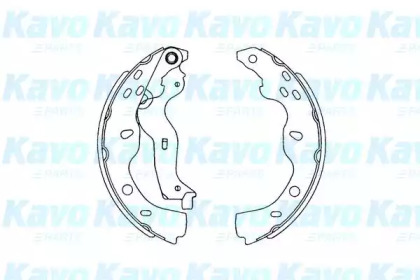 Комлект тормозных накладок (KAVO PARTS: KBS-8914)