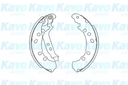 Комлект тормозных накладок (KAVO PARTS: KBS-9906)