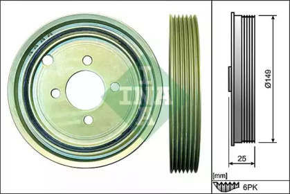 Ременный шкив (INA: 544 0100 10)