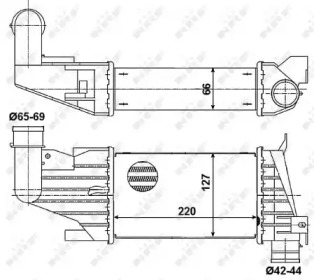 Теплообменник (NRF: 30258)