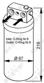 Осушитель (NRF: 33104)