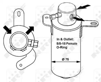 Осушитель (NRF: 33166)