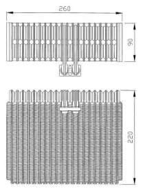 Испаритель (NRF: 36066)