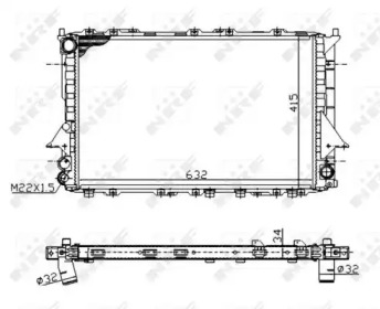 Теплообменник (NRF: 51320A)