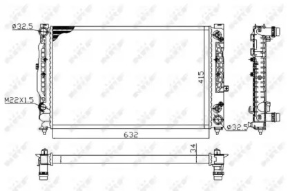 Теплообменник (NRF: 519504A)