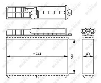 Теплообменник (NRF: 54307)