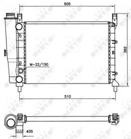 Теплообменник (NRF: 58705)