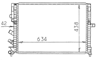 Теплообменник (NRF: 58978)