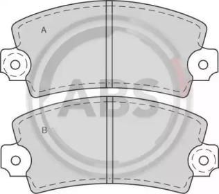 Комплект тормозных колодок (A.B.S.: 36042/2)