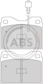 Комплект тормозных колодок (A.B.S.: 36091/1)