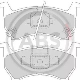 Комплект тормозных колодок (A.B.S.: 36531/1)