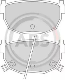 Комплект тормозных колодок (A.B.S.: 36586/1)