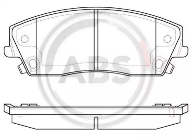 Комплект тормозных колодок (A.B.S.: 37609)