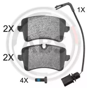 Комплект тормозных колодок (A.B.S.: 37859)
