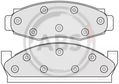 Комплект тормозных колодок (A.B.S.: 38091)