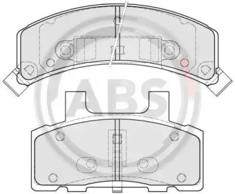 Комплект тормозных колодок (A.B.S.: 38368)