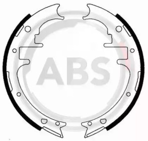 Комлект тормозных накладок (A.B.S.: 40581)