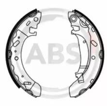 Комлект тормозных накладок (A.B.S.: 40716)