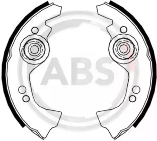 Комлект тормозных накладок (A.B.S.: 8003)