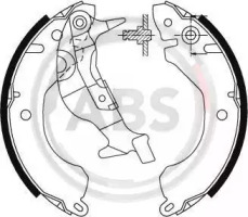 Комлект тормозных накладок (A.B.S.: 8667)
