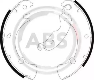 Комлект тормозных накладок (A.B.S.: 9018)