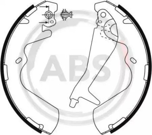 Комлект тормозных накладок (A.B.S.: 9099)