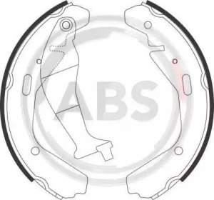 Комлект тормозных накладок (A.B.S.: 9151)