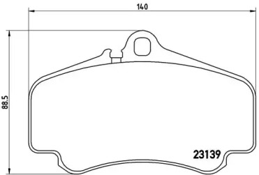 Комплект тормозных колодок (A.B.S.: P65011)