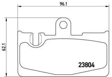 Комплект тормозных колодок (A.B.S.: P83059)