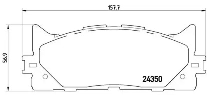 Комплект тормозных колодок (A.B.S.: P83117)