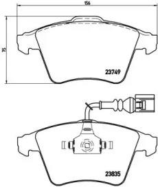 Комплект тормозных колодок (A.B.S.: P85090)