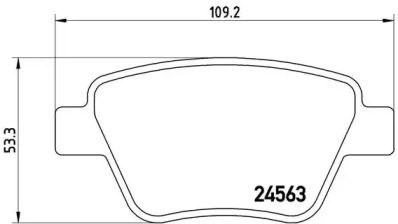 Комплект тормозных колодок (A.B.S.: P85114)