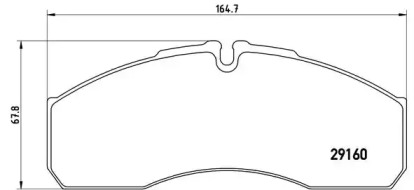 Комплект тормозных колодок (A.B.S.: PA6022)