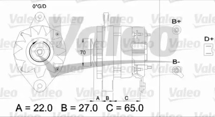 Генератор (VALEO: 433467)