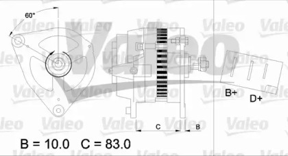 Генератор (VALEO: 436140)