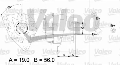 Генератор (VALEO: 436343)