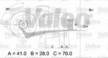 Генератор (VALEO: 436411)