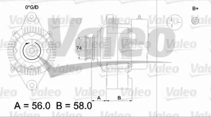 Генератор (VALEO: 436519)