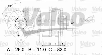 Генератор (VALEO: 436687)