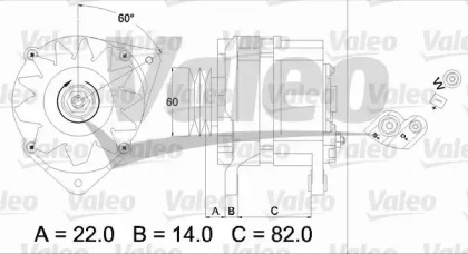 Генератор (VALEO: 436690)