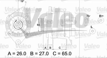 Генератор (VALEO: 436745)