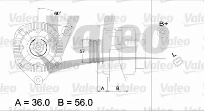 Генератор (VALEO: 437222)