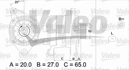 Генератор (VALEO: 437306)