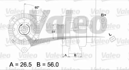 Генератор (VALEO: 437312)