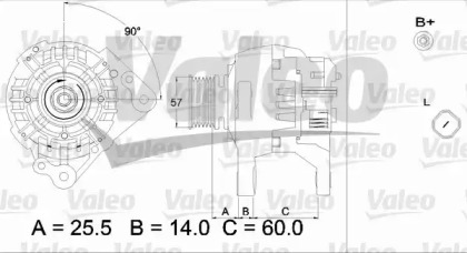 Генератор (VALEO: 437315)