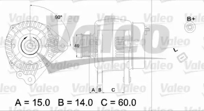 Генератор (VALEO: 437339)