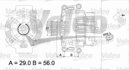 Генератор (VALEO: 437360)