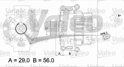 Генератор (VALEO: 437364)