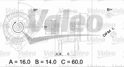 Генератор (VALEO: 437377)